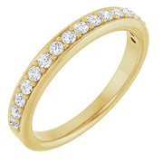 14k Yellow 1/3 Ctw Natural Diamond Anniversary Band