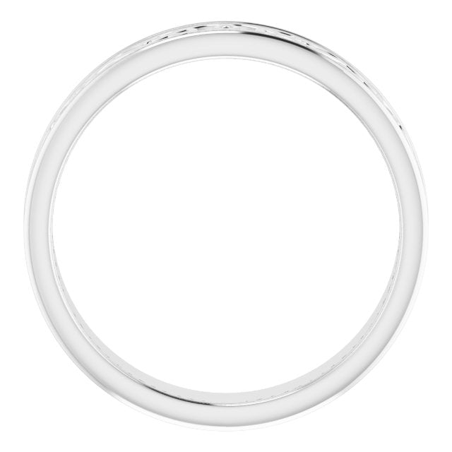 Sterling Silver 5 mm Celtic-Inspired Band Size 10.5
