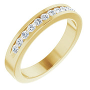 14K Yellow 1/3 CTW Natural Diamond Anniversary Band Size 5