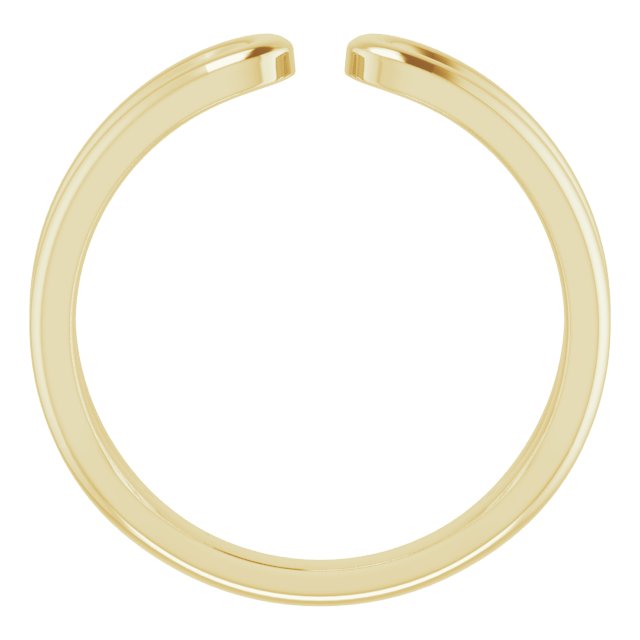14k Yellow Negative Space Ring