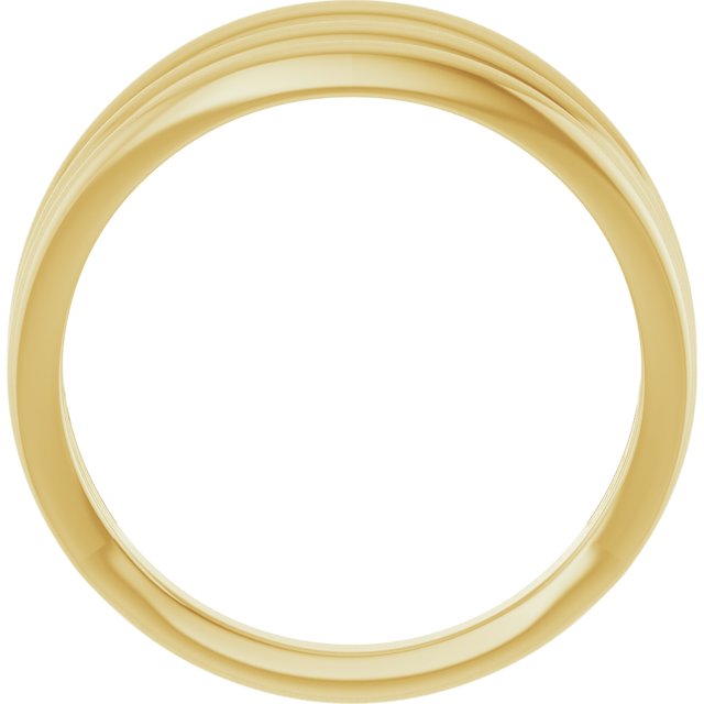 14k Yellow Negative Space Ring