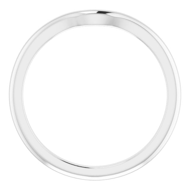 14k White Matching Band