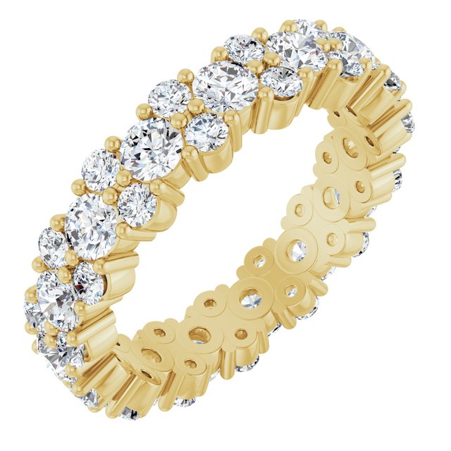 14K Yellow 1 3/4 CTW Lab-Grown Diamond Eternity Band