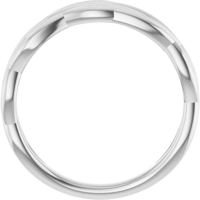 Sterling Silver Criss-cross Ring