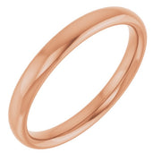 14k Rose Wedding Band