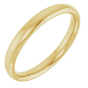 14k Yellow Wedding Band
