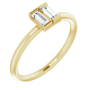 14k Yellow 1/4 Ctw Natural Diamond Two-stone Ring