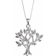 Sterling Silver  My Tree™ Family 16-18' Necklace