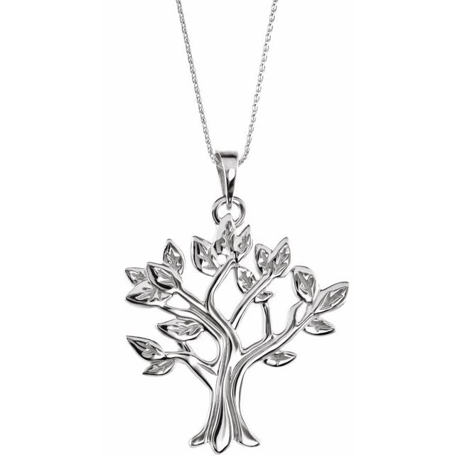 Sterling Silver  My Tree™ Family 16-18' Necklace