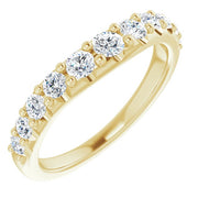 14k Yellow 5/8 Ctw Diamond Band