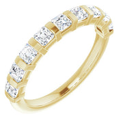 14k Yellow 9/10 Ctw Natural Diamond Anniversary Band