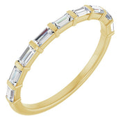 14k Yellow 3/8 Ctw Natural Diamond Anniversary Band