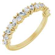 14K Yellow 1/2 CTW Lab-Grown Diamond Anniversary Band