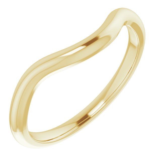 14K Yellow Band for 5.2 mm Round Ring