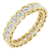 14k Yellow 1 3/8 Ctw Natural Diamond Eternity Band Size 7
