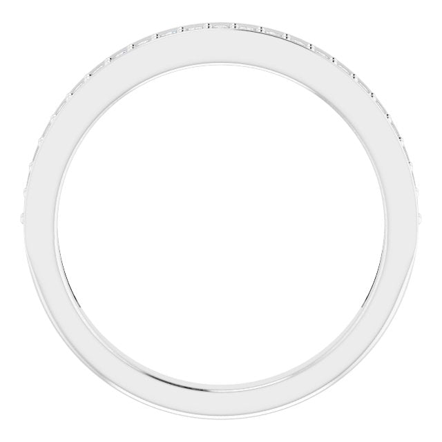 14K White 1/5 CTW Natural Diamond Anniversary Band