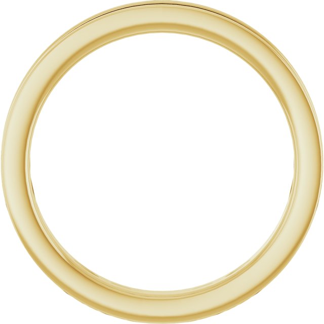 14k Yellow 3/8 Ctw Lab-grown Diamond Channel Set Anniversary Band