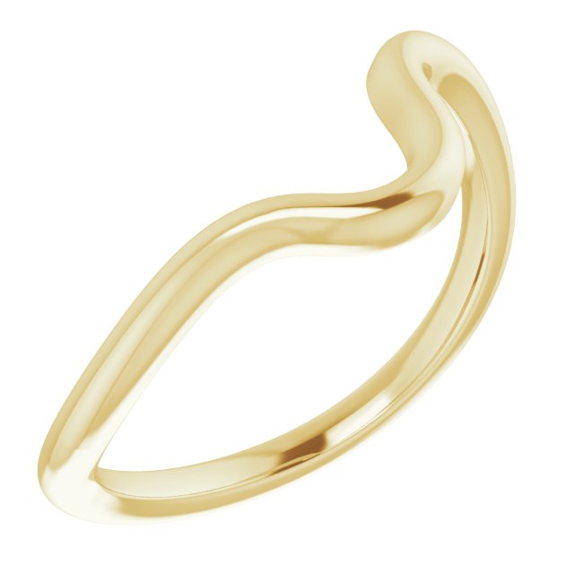 14k Yellow Band For 5.2 Mm Round Ring