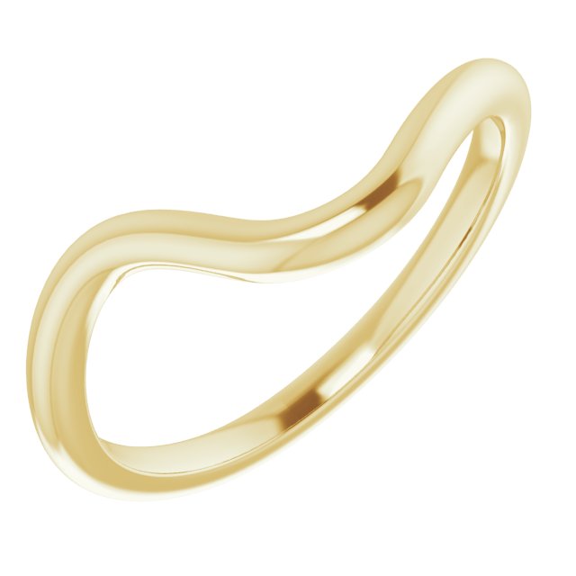 14k Yellow Band For 5.2 Mm Round Ring