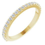 14K Yellow 1/3 CTW Natural Diamond Matching Band