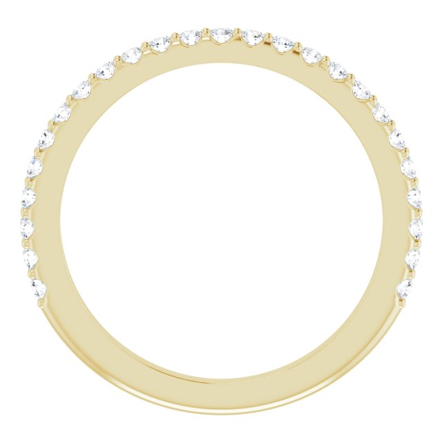 14K Yellow 1/3 CTW Natural Diamond Matching Band