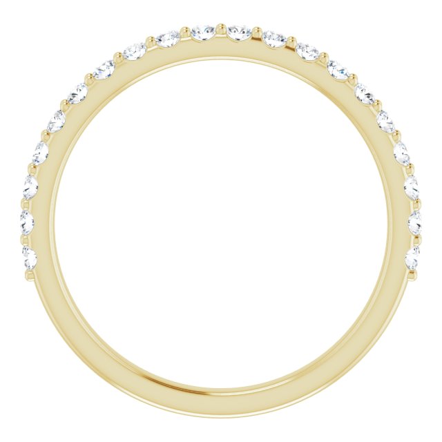 14K Yellow 1/3 CTW Natural Diamond Matching Band