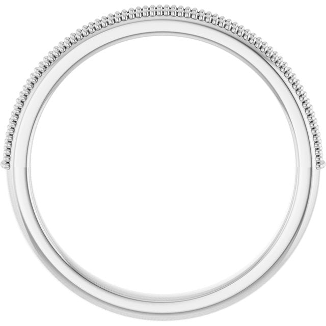 14k White 1/3 Ctw Natural Diamond Anniversary Band
