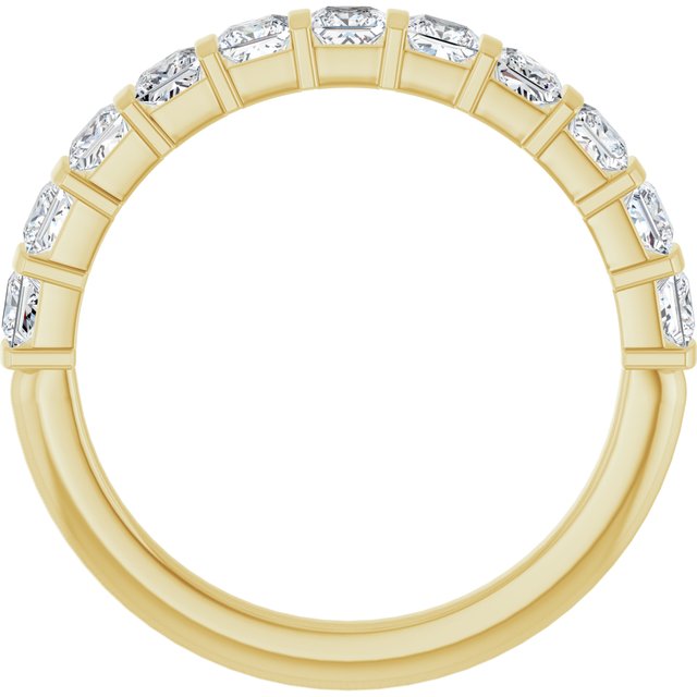14k Yellow 1 Ctw Natural Diamond Anniversary Band