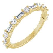 14K Yellow 1/3 CTW Natural Diamond Anniversary Band