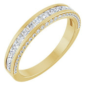 14K Yellow 3/4 CTW Natural Diamond Anniversary Band