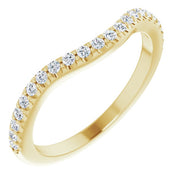 14k Yellow 1/5 Ctw Natural Diamond Band