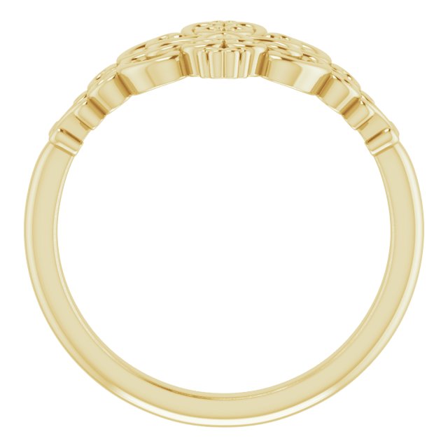 14K Yellow Vintage-Inspired Ring