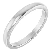 14K White Matching Band