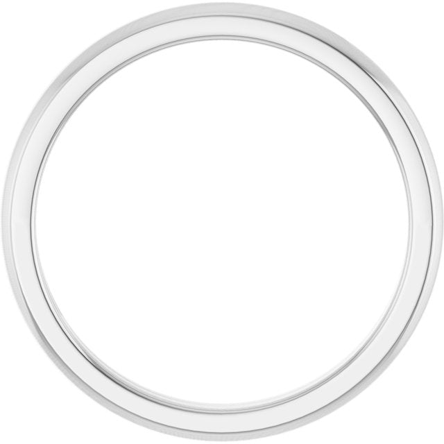 14K White Matching Band