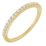 14k Yellow 9/10 Ctw Natural Diamond Anniversary Band