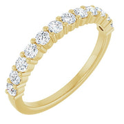 14k Yellow 1/2 Ctw Natural Diamond Anniversary Band