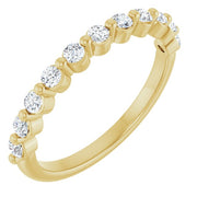14k Yellow 1/3 Ctw Natural Diamond Anniversary Band