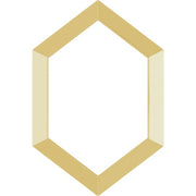 14K Yellow 21.68x14.55 mm Geometric Pendant