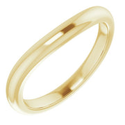 14K Yellow Band for 8.2 mm Round Ring