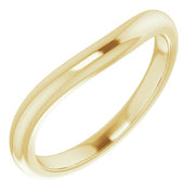 14K Yellow Band for 8 x 6 mm Oval Ring