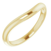 14K Yellow Band for 7 x 3.5 mm Marquise Ring