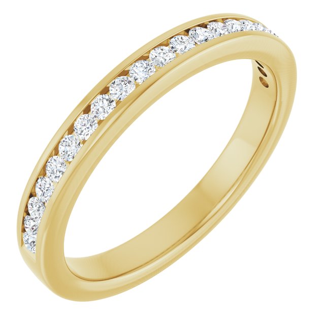 14k Yellow 7/8 Ctw Diamond Anniversary Band