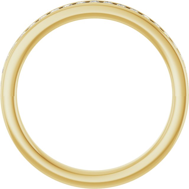 14k Yellow 7/8 Ctw Diamond Anniversary Band