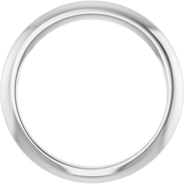 14K White Matching Band