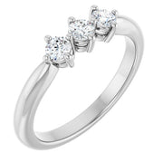 14K White 1/3 CTW Lab-Grown Diamond Anniversary Band
