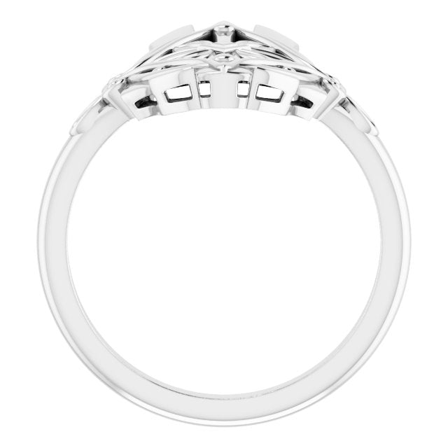 Sterling Silver Vintage-Inspired Ring