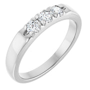 14K White 1/3 CTW Lab-Grown Diamond Anniversary Band