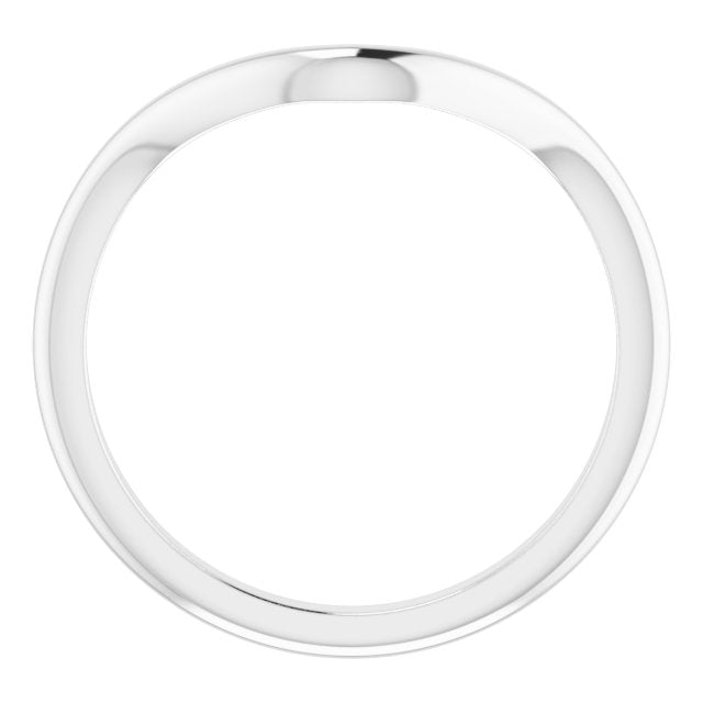 14K White 9 x 4.5 mm Marquise Band