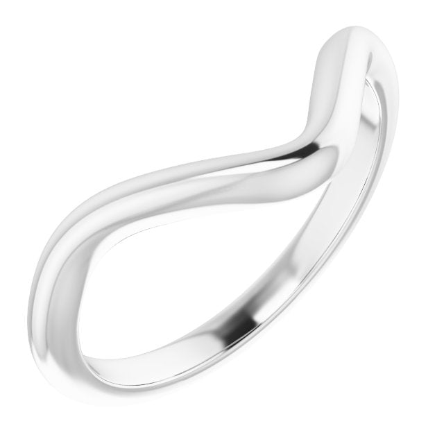 14k White 12 X 6 Mm Marquise Band