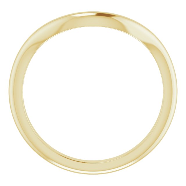 14K Yellow 12 x 8 mm Pear Band